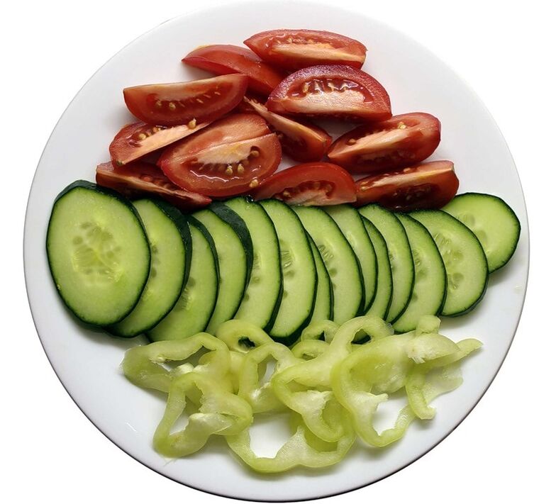 zelenjavni krožnik za gastritis