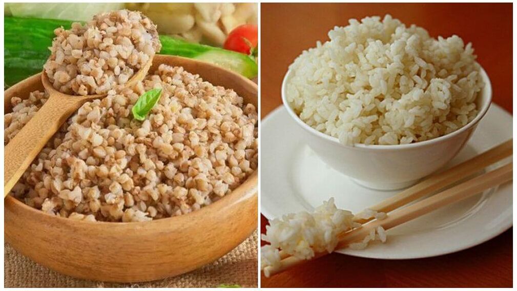 Ajdova in riževa dieta za protin