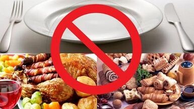 prepovedana živila za gastritis